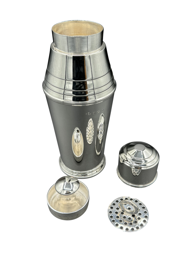 Adie Brothers Art Deco Sterling Silver Cocktail Shaker Birmingham